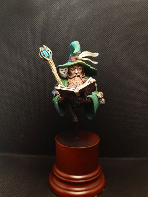 Fenric the Green Mage and Nyra the Owl