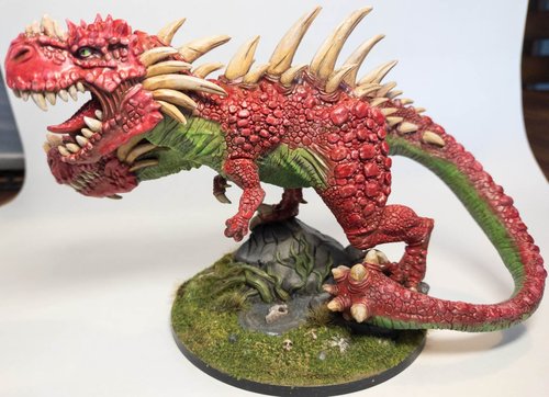 Fred and Barney the two-headed T Rex