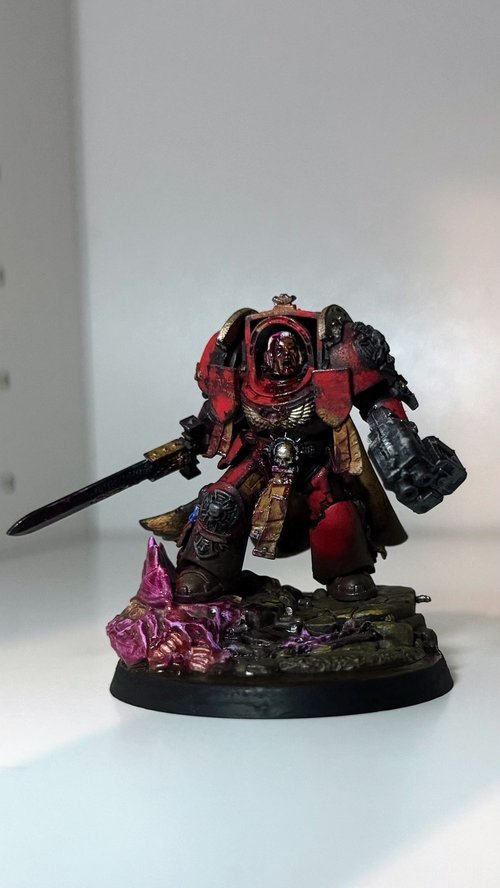 Blood Angels Captain in Terminator armour