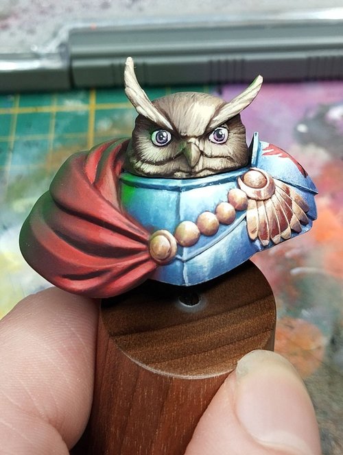 Owl noble bust