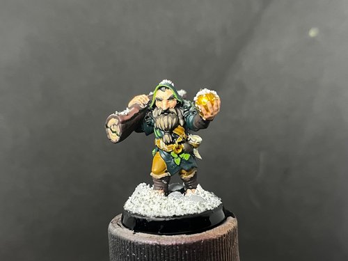 Snowy druid