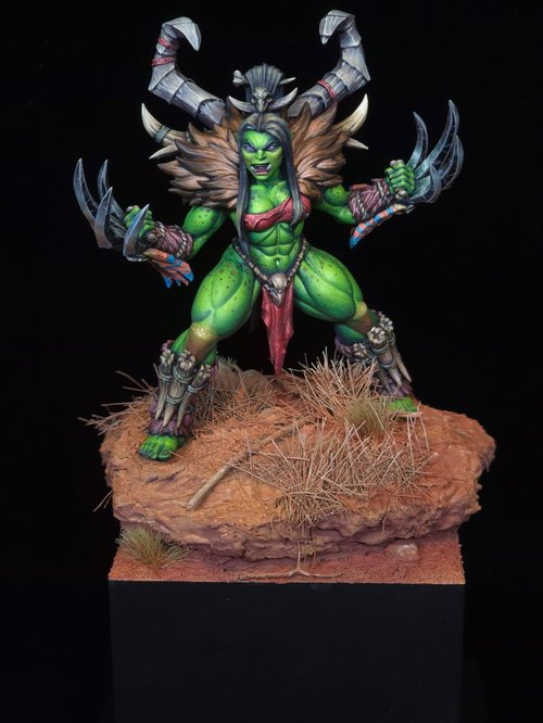 Orc Lady 54mm scale
