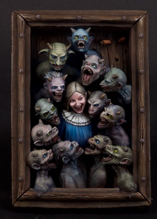 Girl with demons