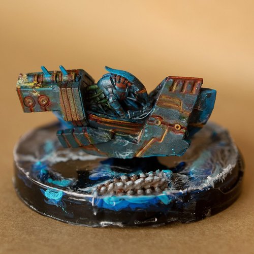 Frozen Space Zombie Biker - 12yo Painter