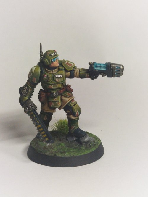 Karskin Sergeant on 28.5mm base