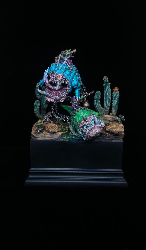 Chaos in the tiny river: Goblins flee the Mangler