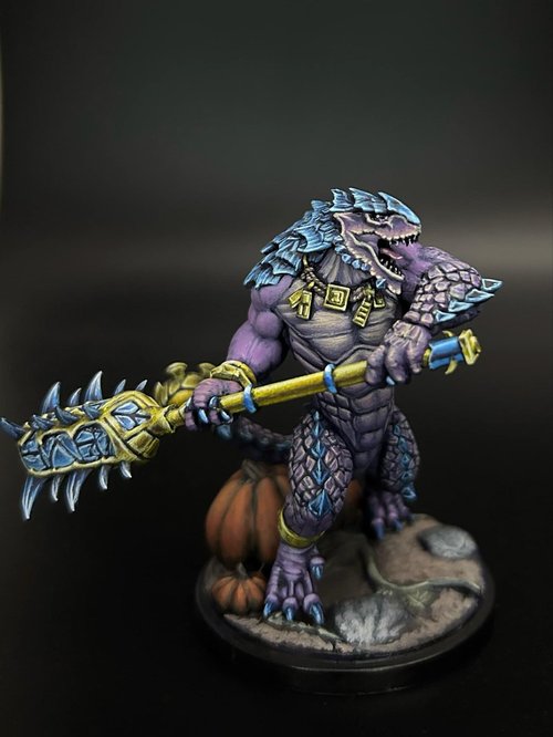 Kroxigor - Defending His Pumpkins