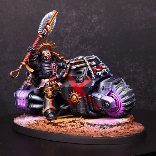 Death Company Chaplain on Bike