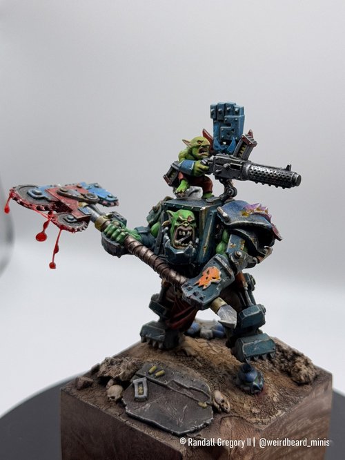 Orc Warboss in Megaarmor