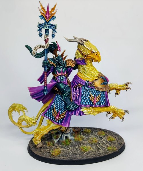 Lord Arcanum on fabulous charger