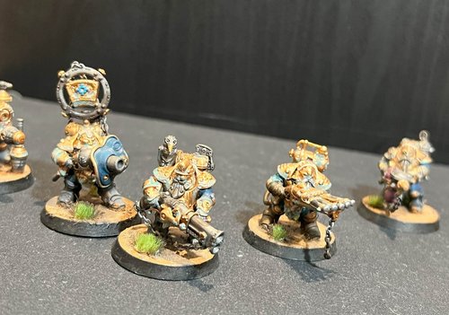 Thunderers in irons