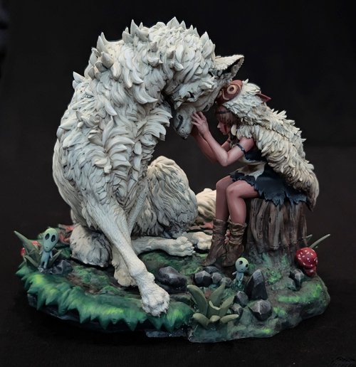 A Girl and Her Wolf