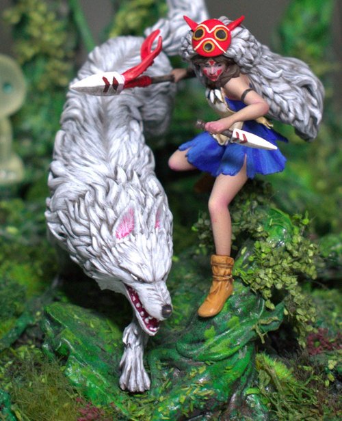 San and the Wolf