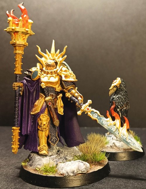 Lord Veritant with gryph-crow
