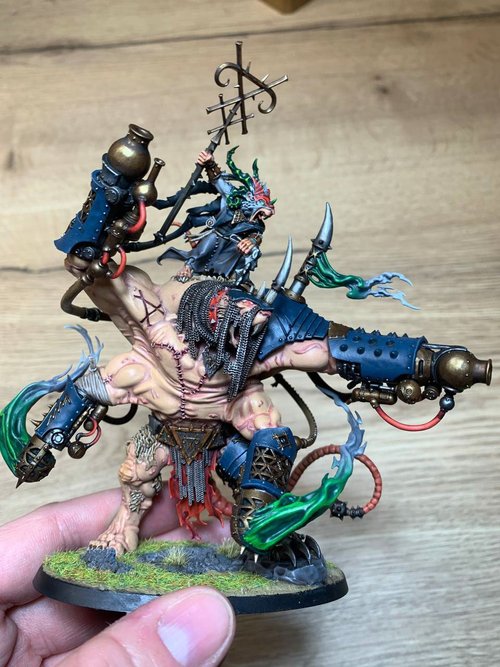 Warhammer Age of Sigmar - Skaven - Thanquol on Bon