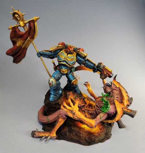 Space Marine triumphant