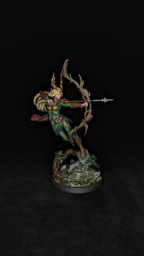 Niel the Elven Archer 75mm