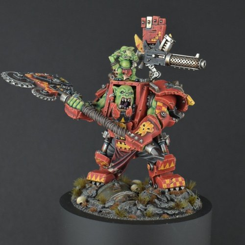 Ork Warboss in Mega Armour