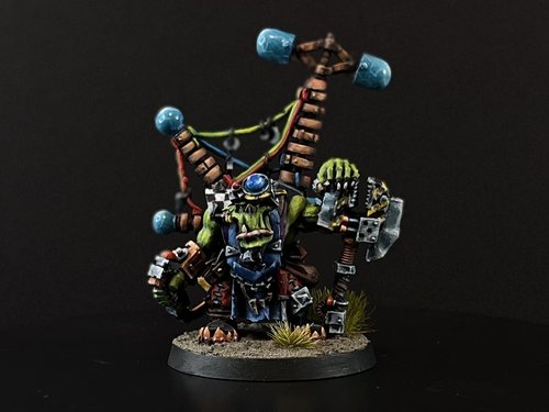 Ork Big Mek with Kustom Force Field