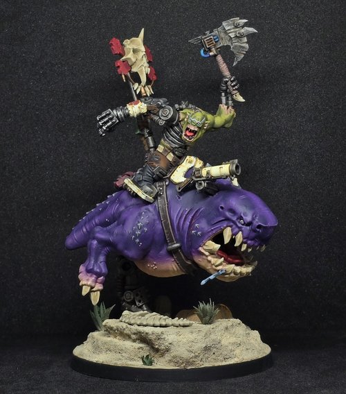 Beastboss on squigosaur