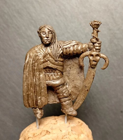 Hand sculpted vampire miniature