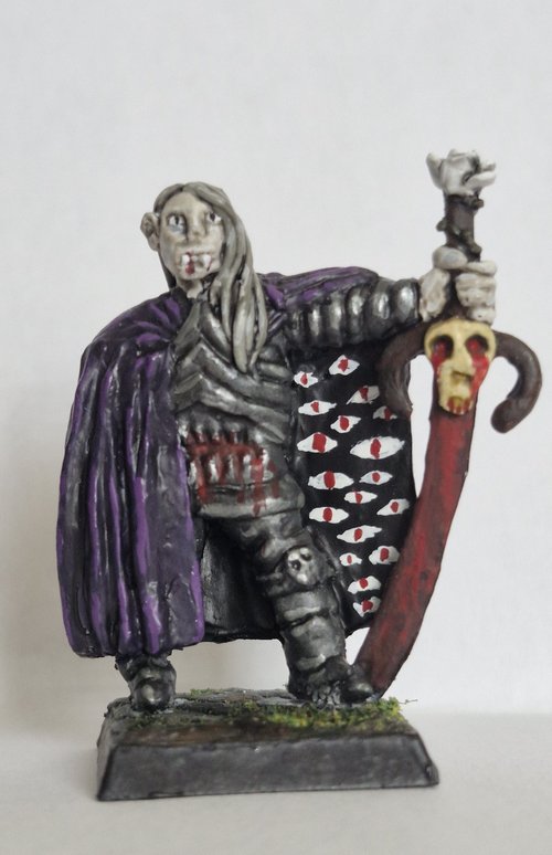 Vampire sculpt painted
