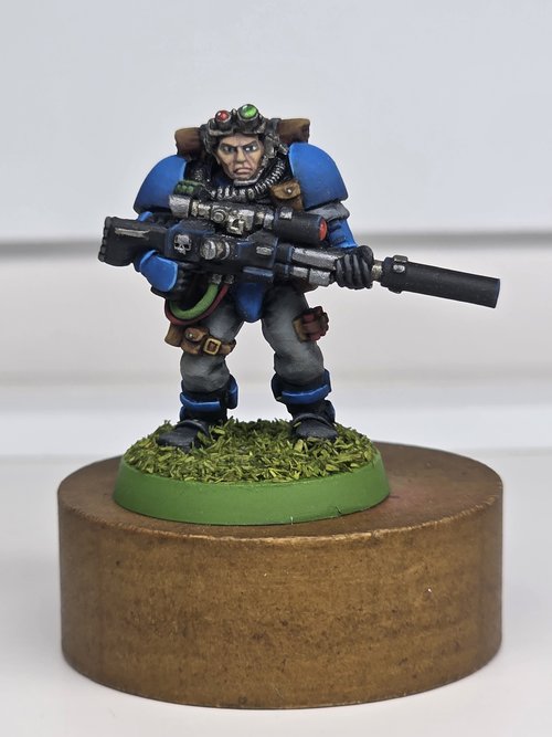Space Marine Scout with Sniper Rifle
