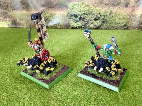Marauder Goblins on Gigantic Spiders