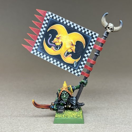 Night Goblin Battle standard bearer