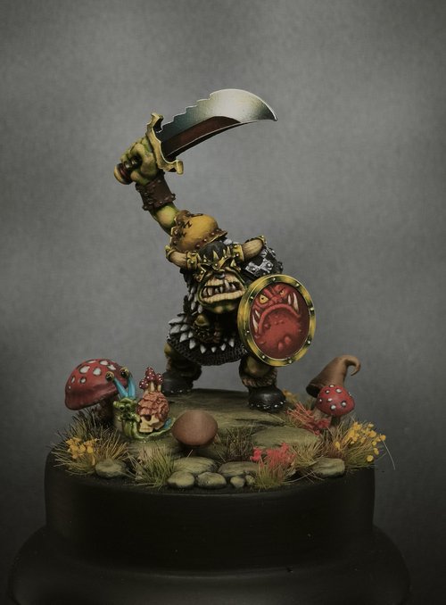 Old world Ork Champion