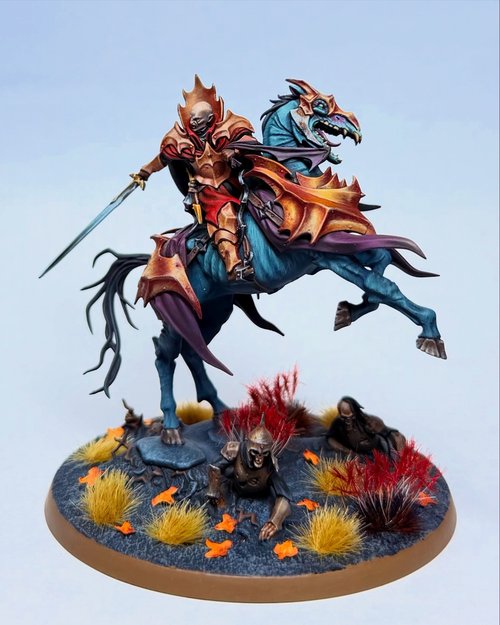 Vampire lord on nightmare steed