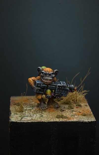 All my Critters over time: Monkey with Flamer - 20