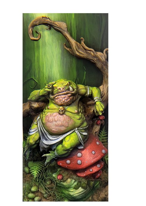 toad king on forest throne