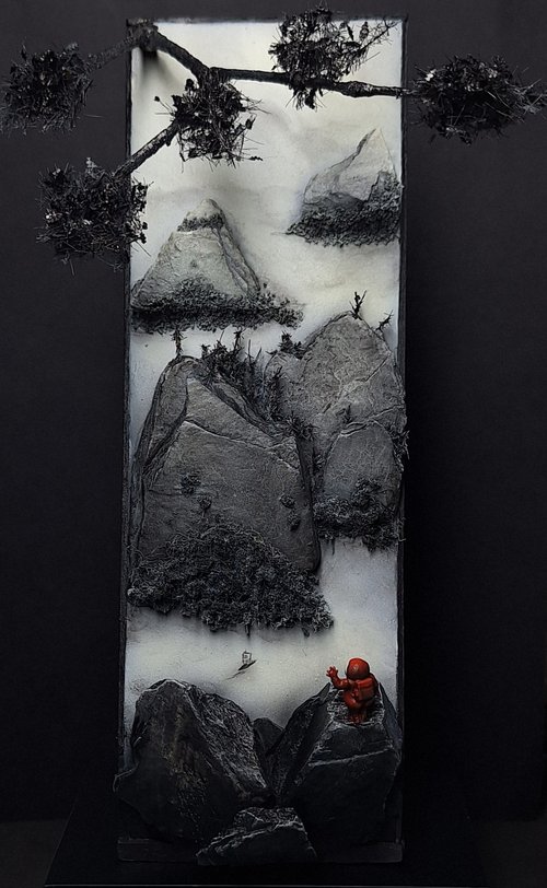 Stille Gipfel, wandernder Stern