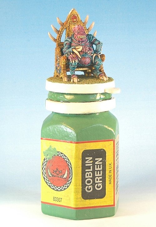 Throned Patriarch on Goblin Green Base