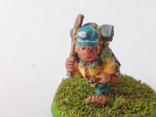 Samwise Gamgee from the "Hobbits of the Shire" ran
