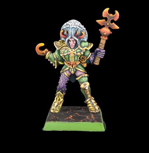 Gerda Von Evilstein hooked Slanesh Champion