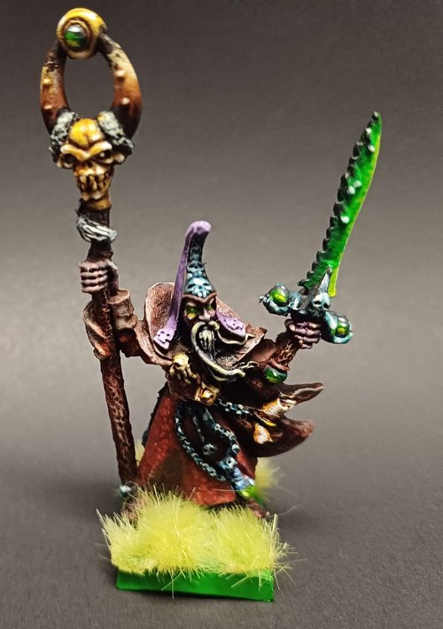 Necromancer in the grass