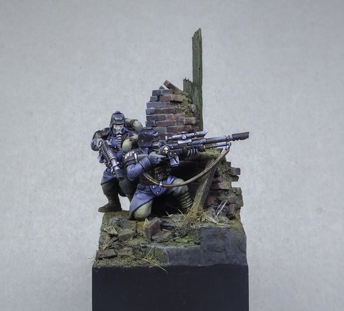 Krieg sniper diorama