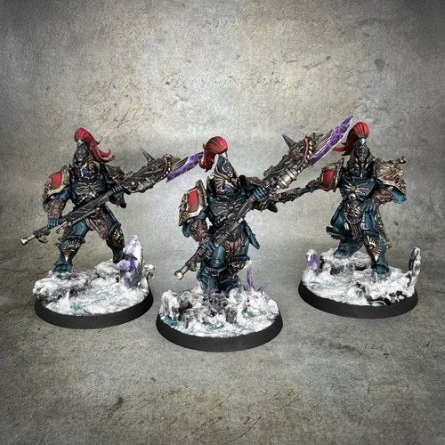 Custodes guards with adrasites spears