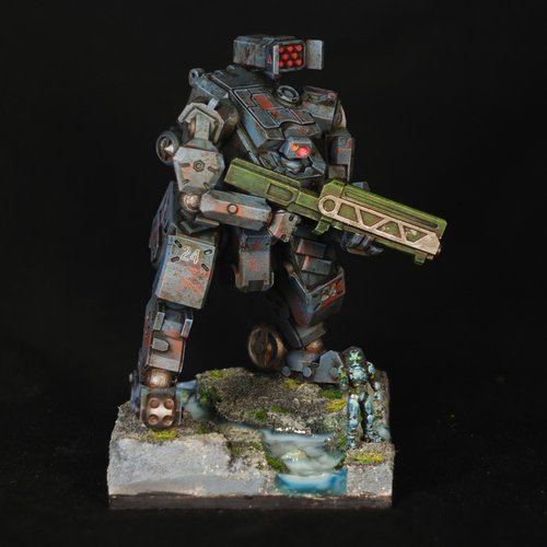 T90 mecha with pilot