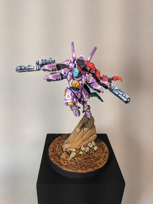 Commander Shadowsun in Purple Armor