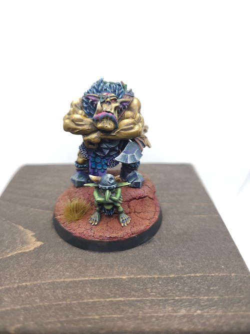 Orc Warboss and Grot