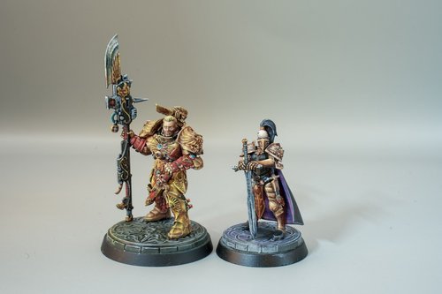 Shield-Captain Valerian and Sister Tanau Aleya