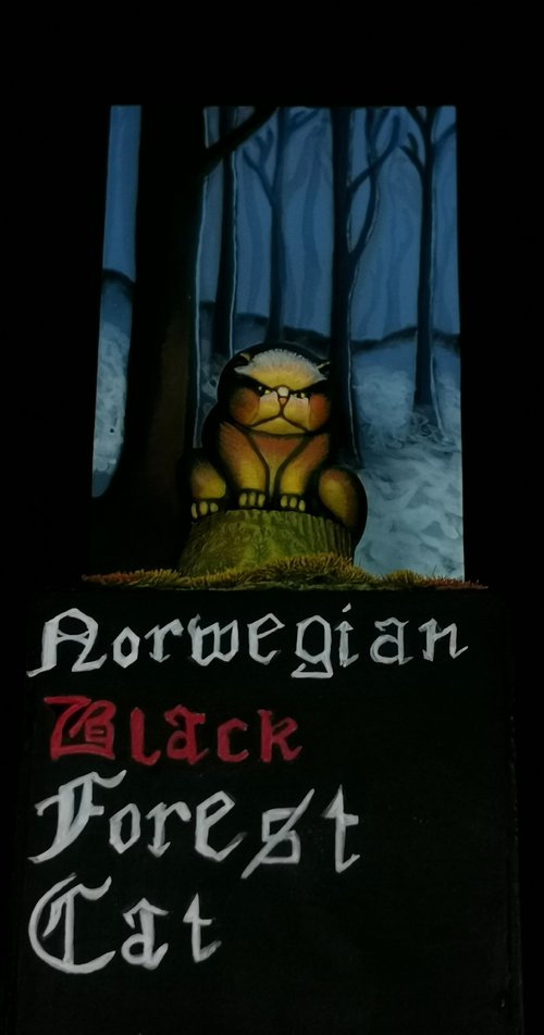 Alberto: Norwegian Black Forest Cat