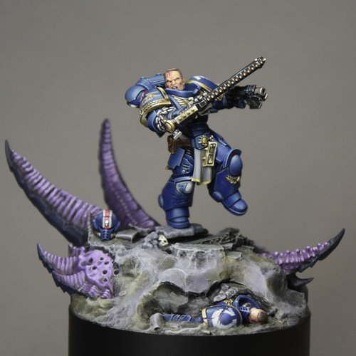 Warhammer Space Marine 2 Lieutenant Titus