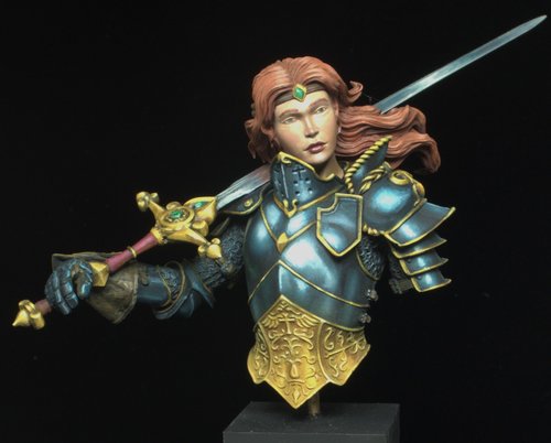 Blued Astri bust