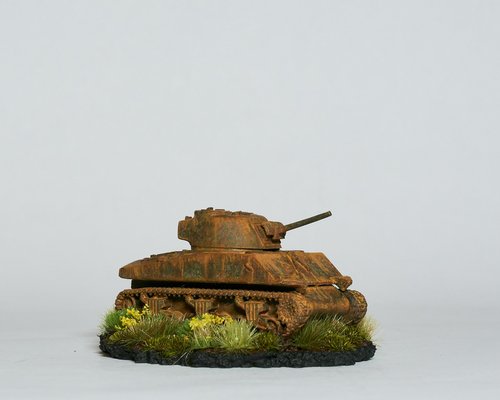 Abandoned Sherman M4A3