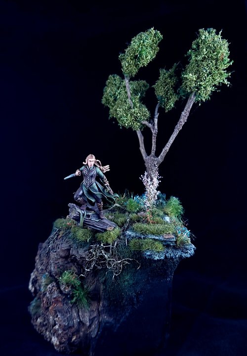 Tauriel Surveying Mirkwood