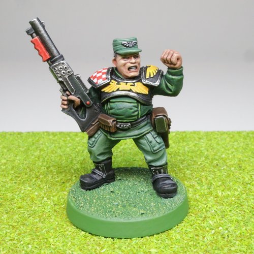 Imperial Guard Cadian Shock Trooper Lieutenant